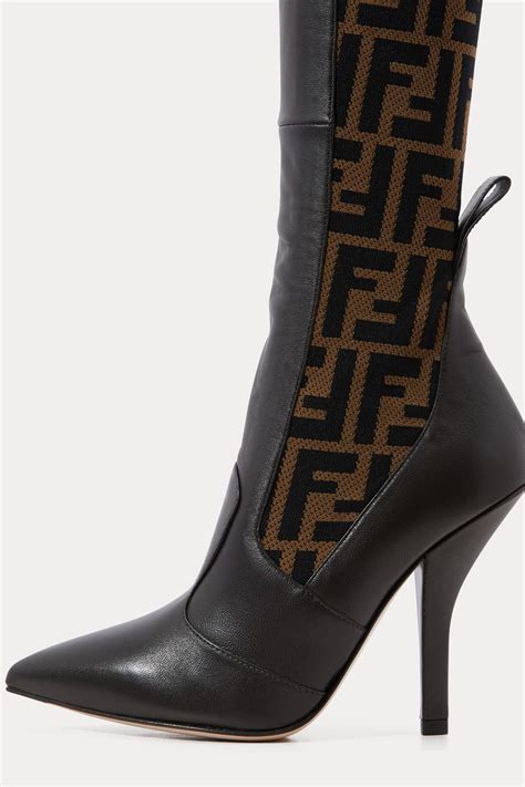 fendi rockoko heeled boots.